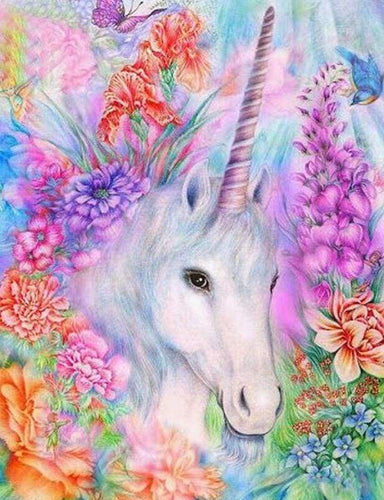 Dipingere con i numeri - Grazioso Unicorno