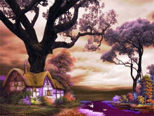 Carica l&#39;immagine nel visualizzatore di Gallery, Dipingere con i numeri - Paesaggio Viola