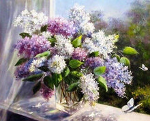 Carica l&#39;immagine nel visualizzatore di Gallery, Dipingere con i numeri - Vaso Viola