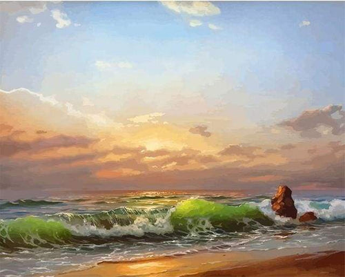 Dipingere con i numeri - Spiaggia Tranquilla