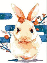 Carica l&#39;immagine nel visualizzatore di Gallery, Dipingere con i numeri - Coniglio Con Fiori