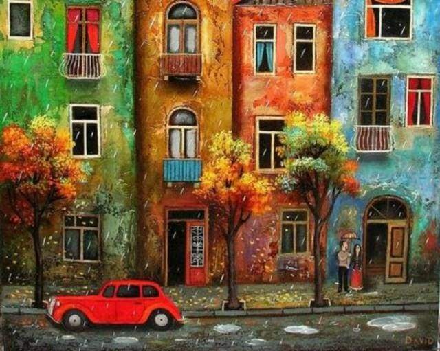 Dipingere con i numeri - Rain Street