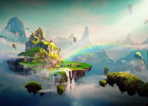 Dipingere con i numeri - Montagne Arcobaleno