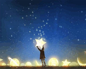 Dipingere con i numeri - Raggiungere Le Stelle