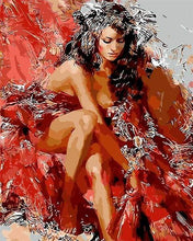 Carica l&#39;immagine nel visualizzatore di Gallery, Dipingere con i numeri - Fascino Rosso