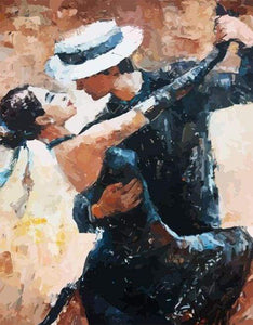 Dipingere con i numeri - Ballerini Romantici