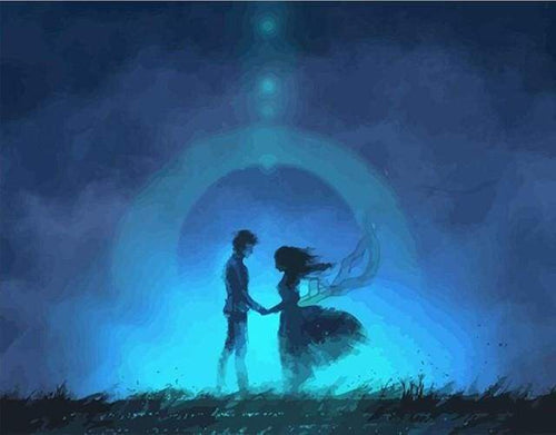 Dipingere con i numeri - Amanti Romantici