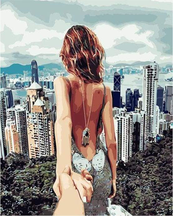 Dipingere con i numeri - Passeggiata Romantica Sulle Colline Di Hong Kong