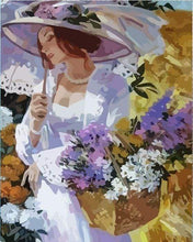 Carica l&#39;immagine nel visualizzatore di Gallery, Dipingere con i numeri - Donna Romantica