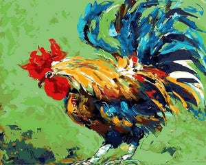 Dipingere con i numeri - Gallo
