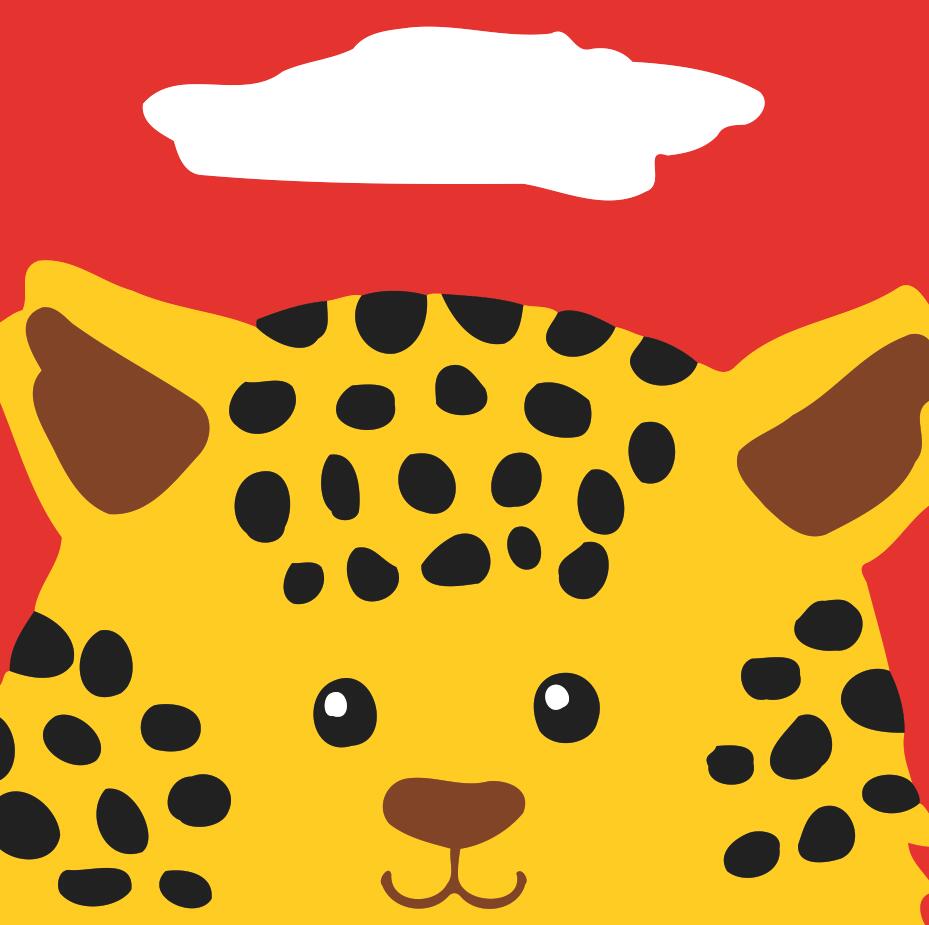 Dipingere con i numeri Bambini - Leopardo