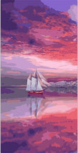 Carica l&#39;immagine nel visualizzatore di Gallery, Dipingere con i numeri - Barca A Vela Mar Rosso