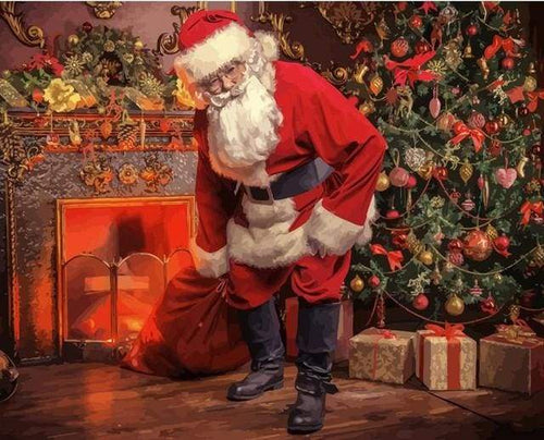 Dipingere con i numeri - Babbo Natale