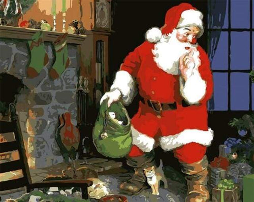 Dipingere con i numeri - Regalo Di Babbo Natale