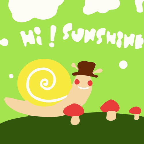 Dipingere con i numeri Bambini - Lumaca E Funghi