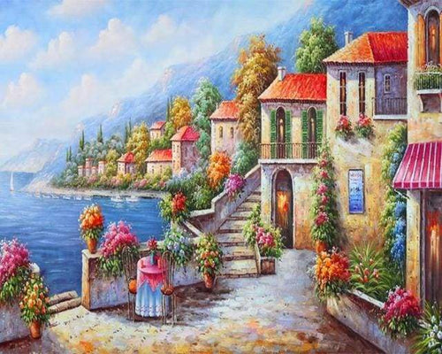 Dipingere con i numeri - Vista Mare E Bel Tempo