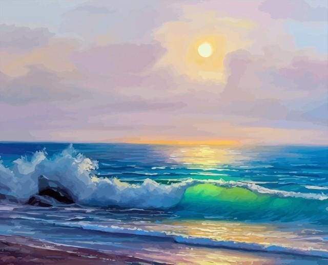 Dipingere con i numeri - Mare E Onde