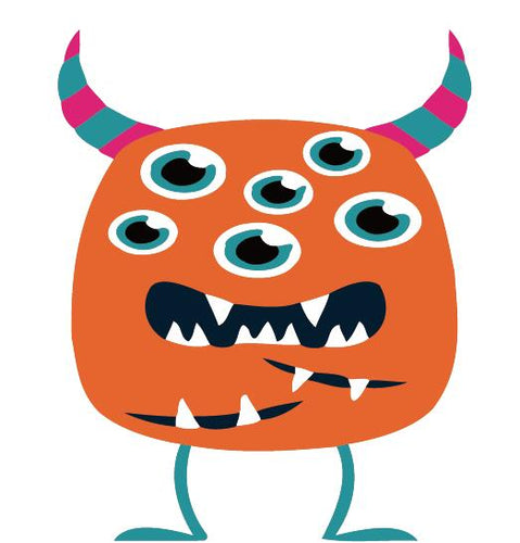 Dipingere con i numeri Bambini - Mostro Multi Occhio