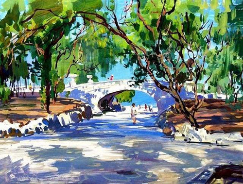 Dipingere con i numeri - Ombra Durante L'Estate