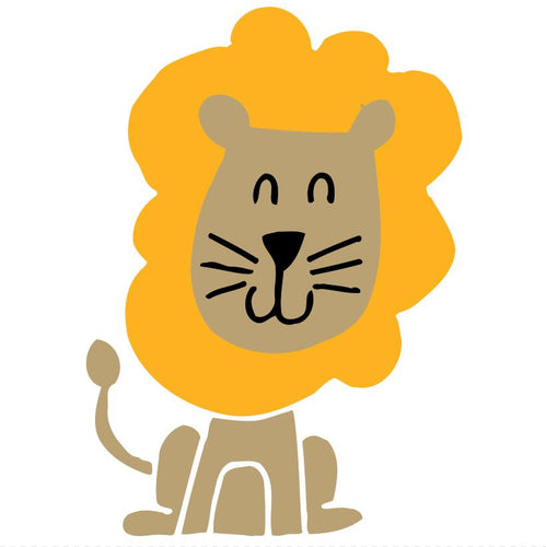 Dipingere con i numeri Bambini - Leone Felice