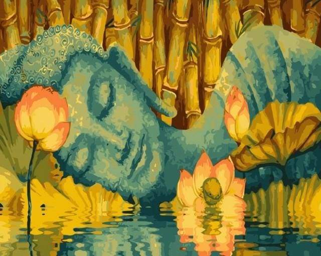 Dipingere con i numeri - Buddha Dormiente