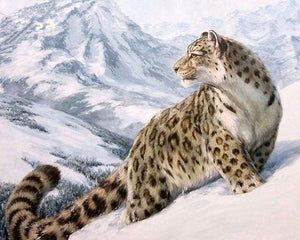 Dipingere con i numeri - Leopardo Delle Nevi