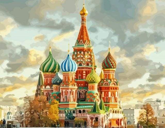 Dipingere con i numeri - Chiesa Di San Pietroburgo