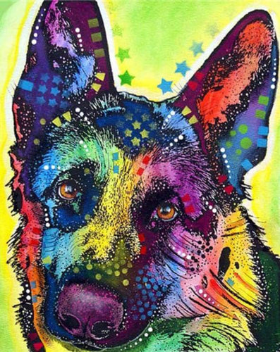 Dipingere con i numeri - Cane Star