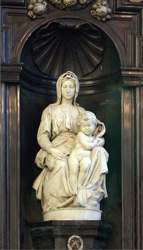 Dipingere con i numeri - Statua Di Donna E Bambino