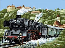 Carica l&#39;immagine nel visualizzatore di Gallery, Dipingere con i numeri - Locomotiva A Vapore