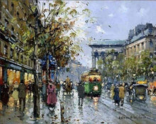 Carica l&#39;immagine nel visualizzatore di Gallery, Dipingere con i numeri - Strada E Tram