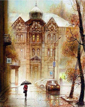 Carica l&#39;immagine nel visualizzatore di Gallery, Dipingere con i numeri - Inverno Per Una Strada Della Russia