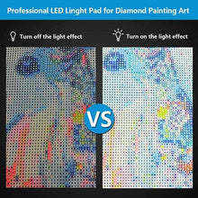 Carica l&#39;immagine nel visualizzatore di Gallery, Pad luminoso a LED per Diamond Painting - porta USB per la carica