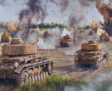 Carica l&#39;immagine nel visualizzatore di Gallery, Dipingere con i numeri - Guerra Di Carri Armati