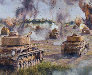 Dipingere con i numeri - Guerra Di Carri Armati