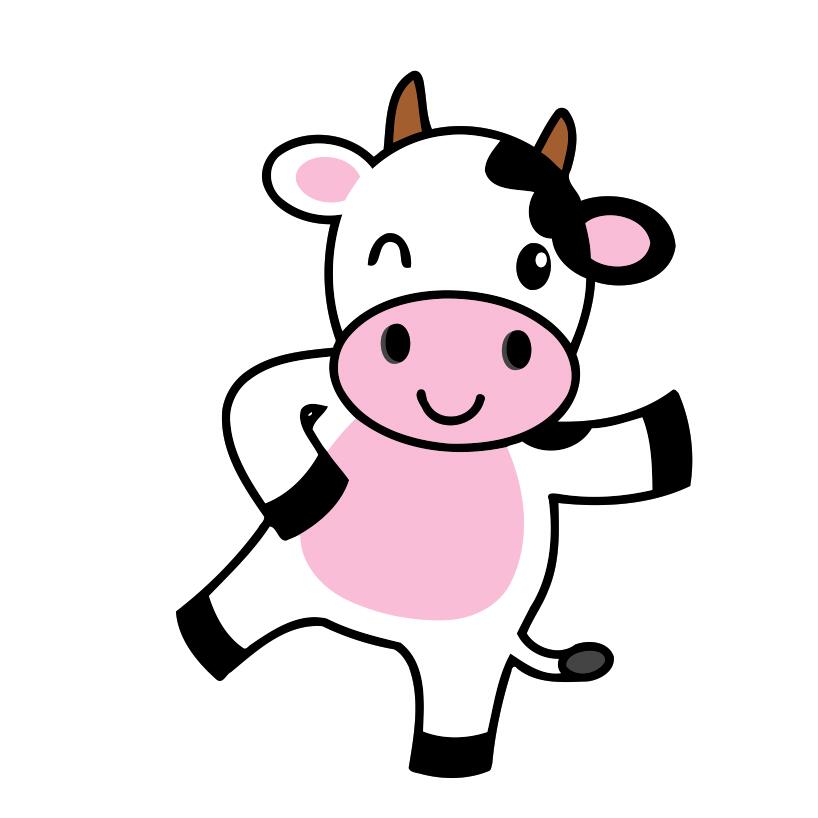 Dipingere con i numeri Bambini - La Mucca Danzante
