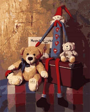 Carica l&#39;immagine nel visualizzatore di Gallery, Dipingere con i numeri - Orsacchiotti E Marionette