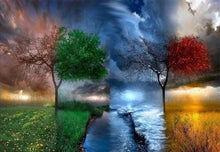 Carica l&#39;immagine nel visualizzatore di Gallery, Dipingere con i numeri - Le 4 Stagioni