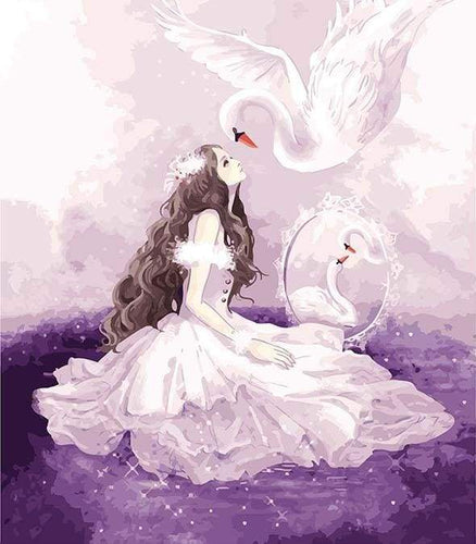 Dipingere con i numeri - La Principessa E Il Cigno