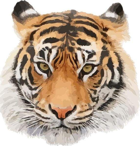 Dipingere con i numeri - Testa Di Tigre
