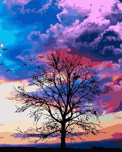 Dipingere con i numeri - Albero E Bei Colori