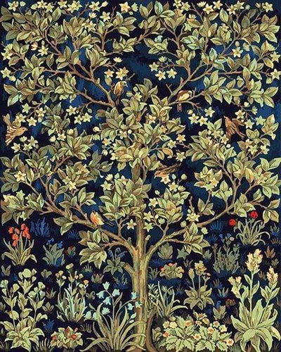 Dipingere con i numeri - Albero Durante La Primavera
