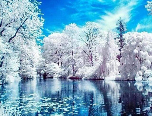 Dipingere con i numeri - Alberi In Primavera