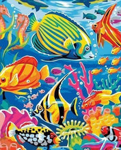 Carica l&#39;immagine nel visualizzatore di Gallery, Dipingere con i numeri - Mondo Subacqueo