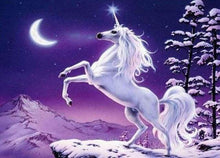Carica l&#39;immagine nel visualizzatore di Gallery, Dipingere con i numeri - Unicorno E Luna