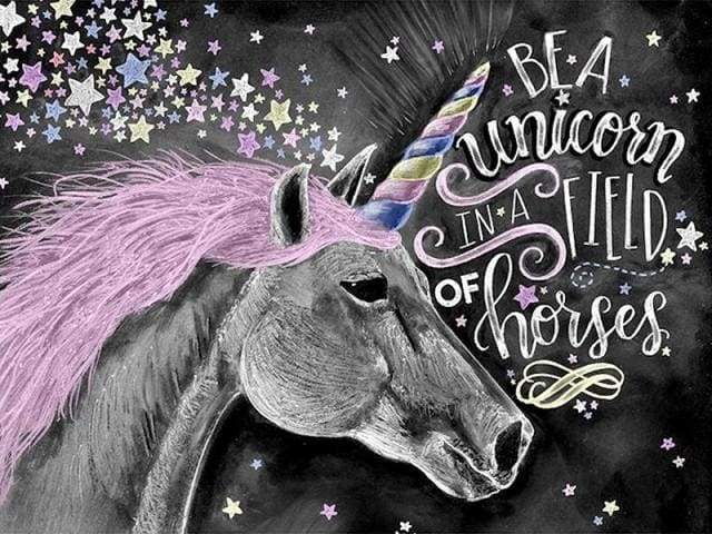Dipingere con i numeri - Unicorno