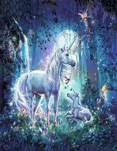 Carica l&#39;immagine nel visualizzatore di Gallery, Dipingere con i numeri - Famiglia Di Unicorni