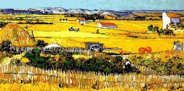 Dipingere con i numeri - Van Gogh Raccolto