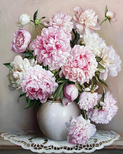 Dipingere con i numeri - Vaso Di Peonie