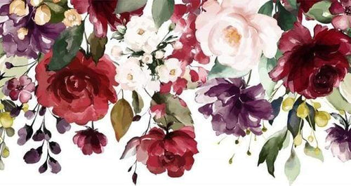 Dipingere con i numeri - Fiori Ad Acquerelli